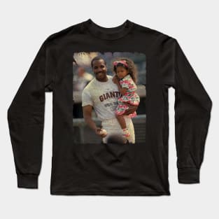 Barry Bonds in San Francisco Giants Long Sleeve T-Shirt